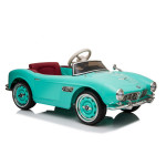 Elektrické autíčko BMW Retro - nelakované - tyrkysové